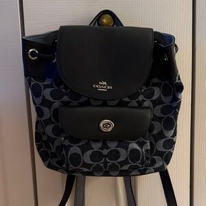 Coach Blue Mini Billie Backpack
